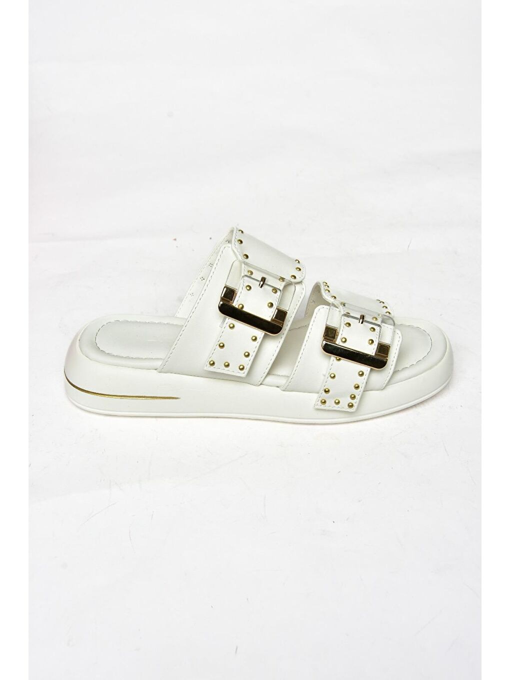 S5181065 Beyaz Kadın Terlik-4