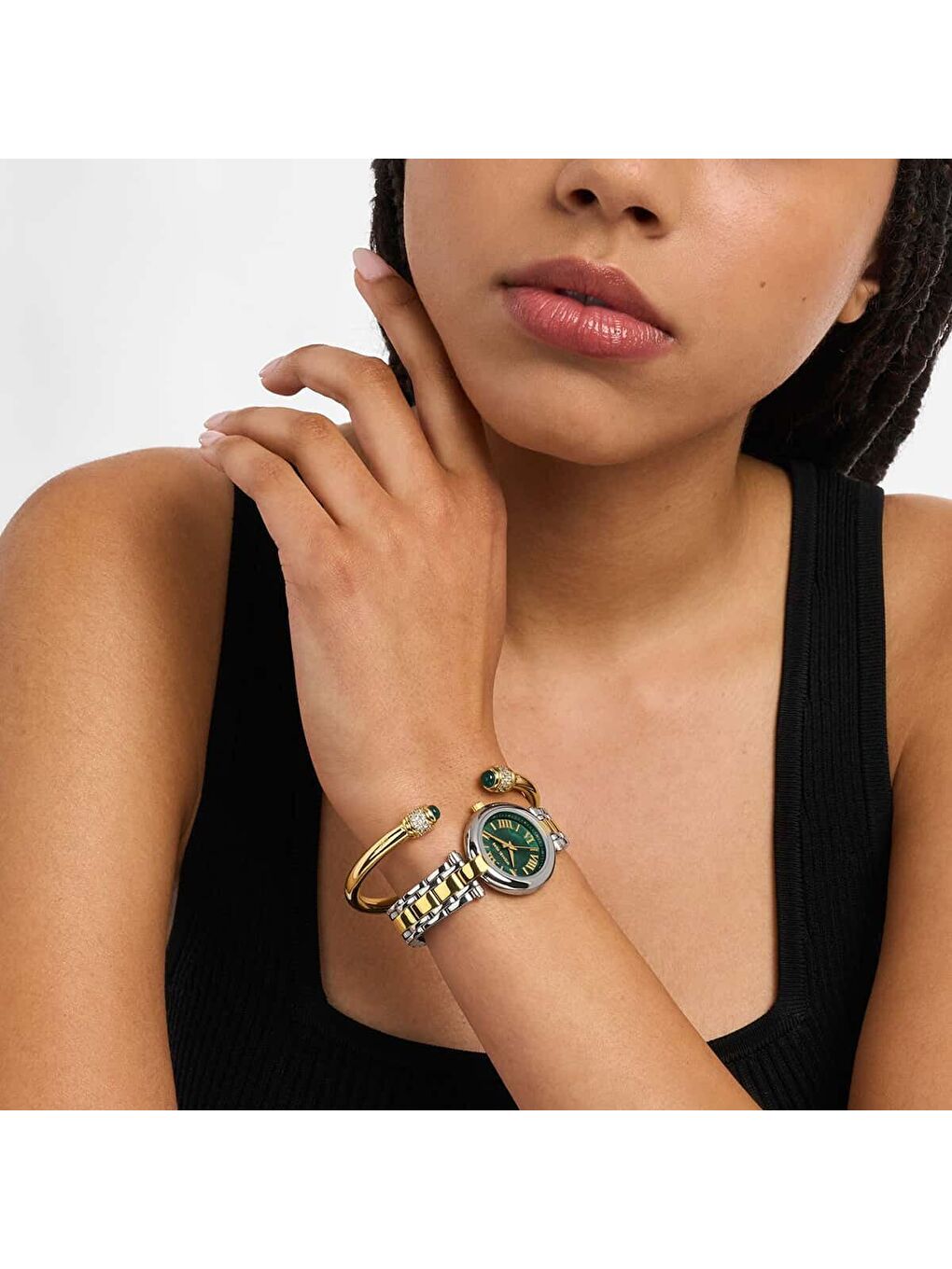 Sarı MK4973SET Kadın Kol Saati ve Bileklik-3