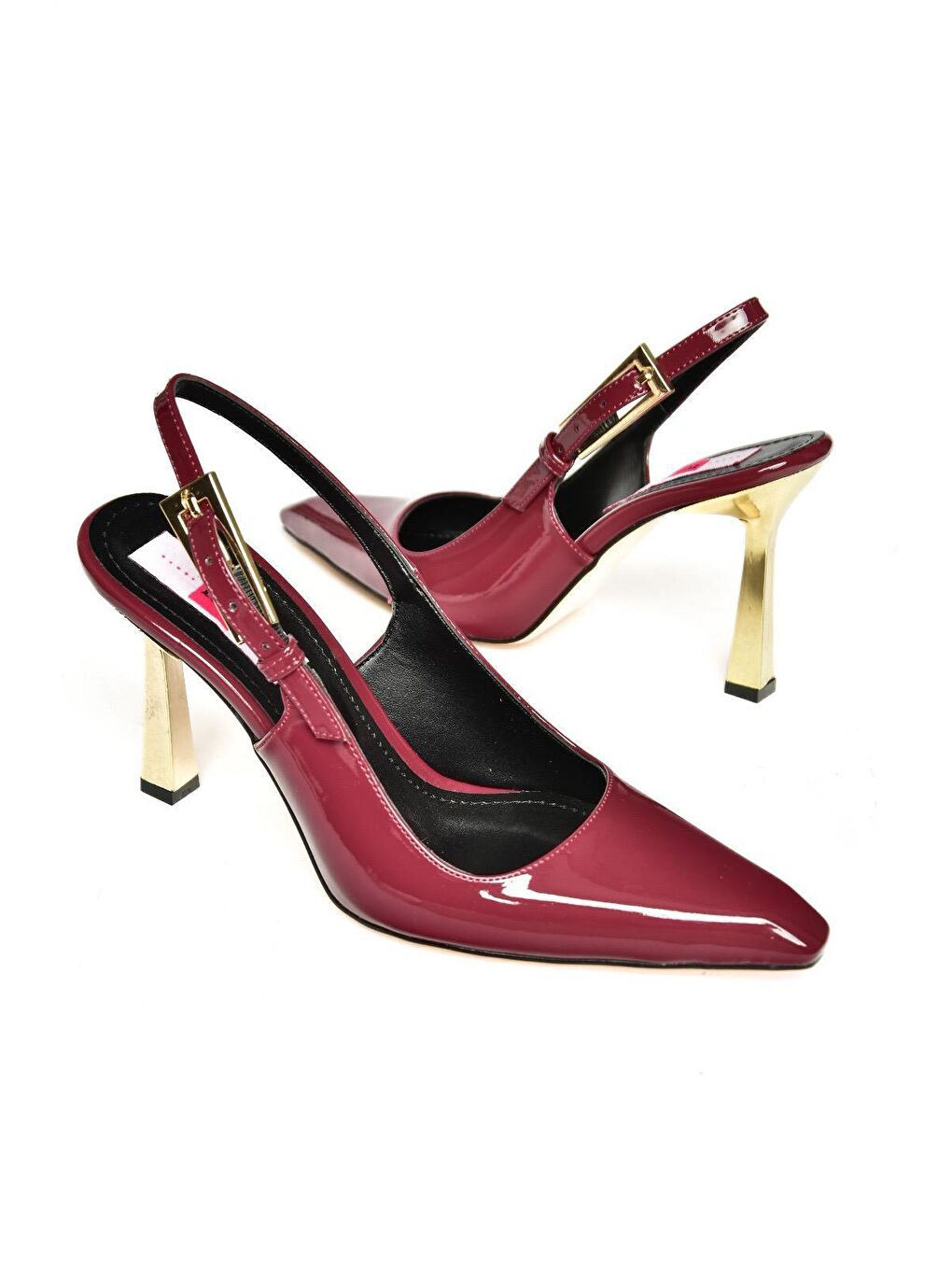 S7520987 Bordo Kadın Topuklu Ayakkabı-3