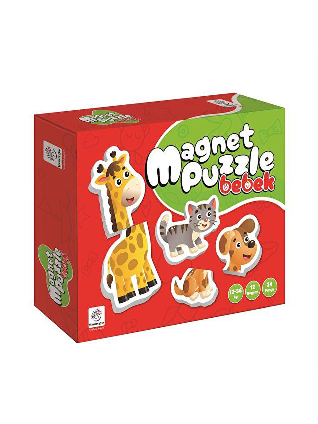 Yükselen Zeka Karışık İlk Magnet Puzzle Bebek (12-36 Ay)