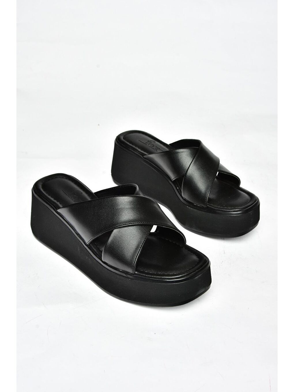 S5900506 Siyah Kadın Terlik-6