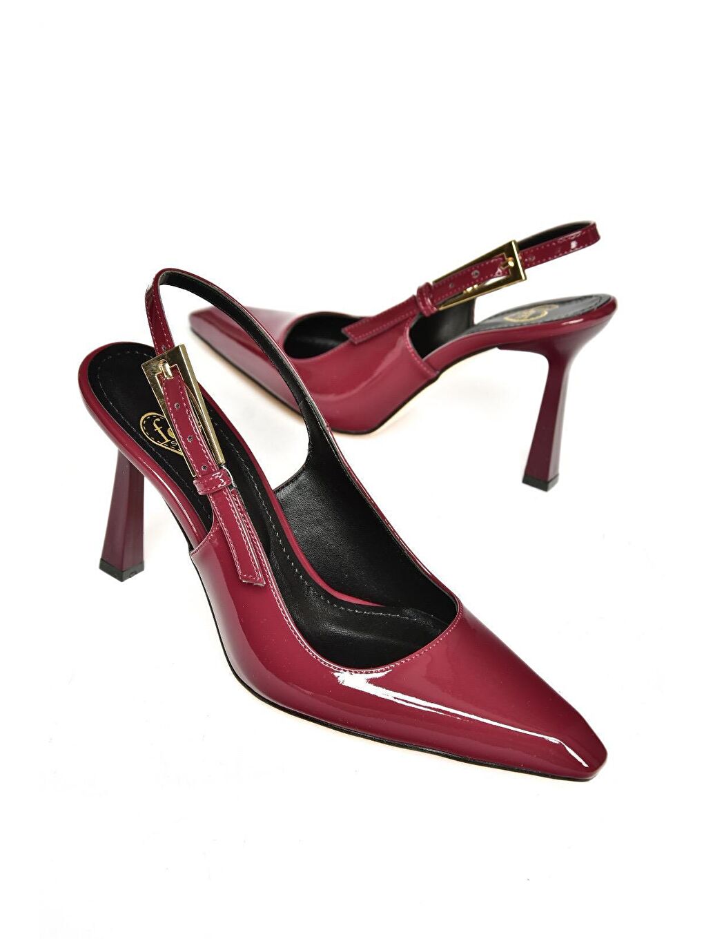 S7520849 Bordo Kadın Topuklu Ayakkabı-2