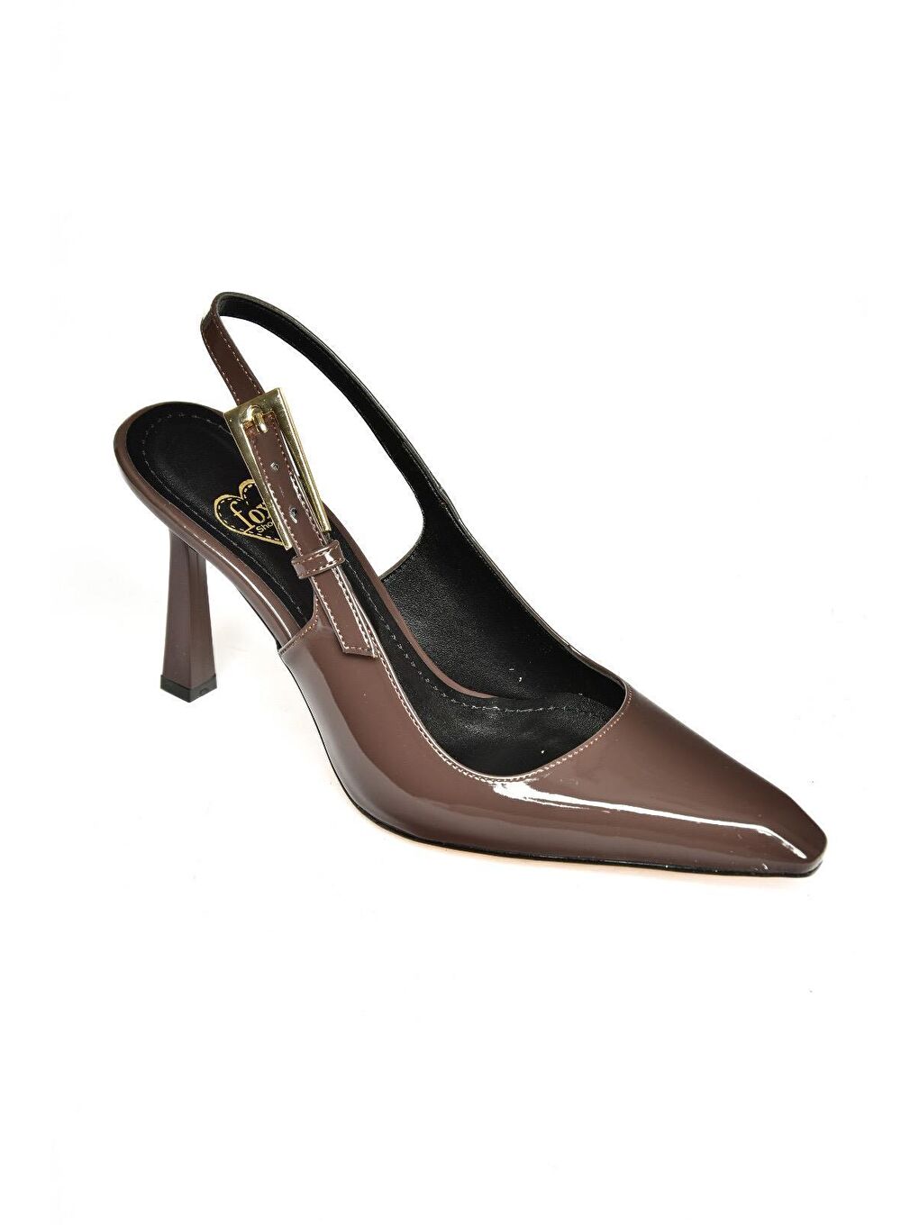 S7520849 Kahverengi Kadın Topuklu Ayakkabı-1