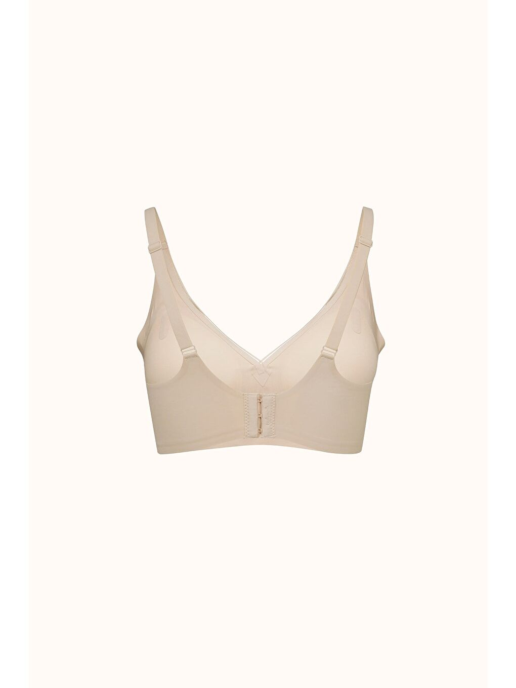 Bej Balensiz Dikişsiz Lazer Kesim Pedli Sütyen Cc417 Ten-2