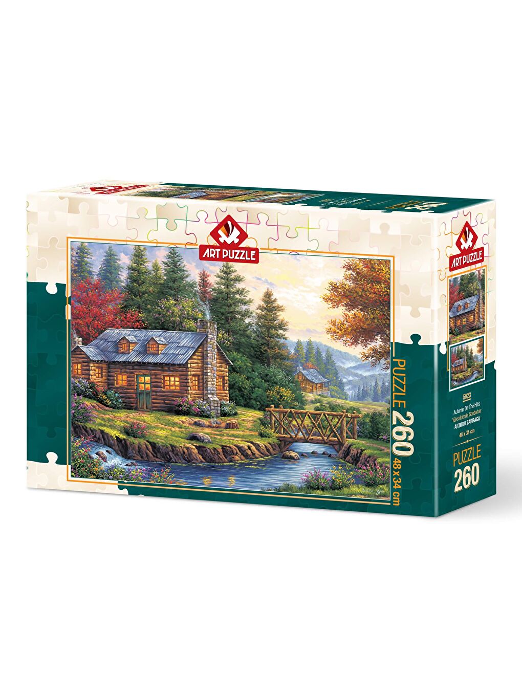 Art Puzzle Karışık 260 Parça Puzzle Yükseklerde Sonbahar - 1