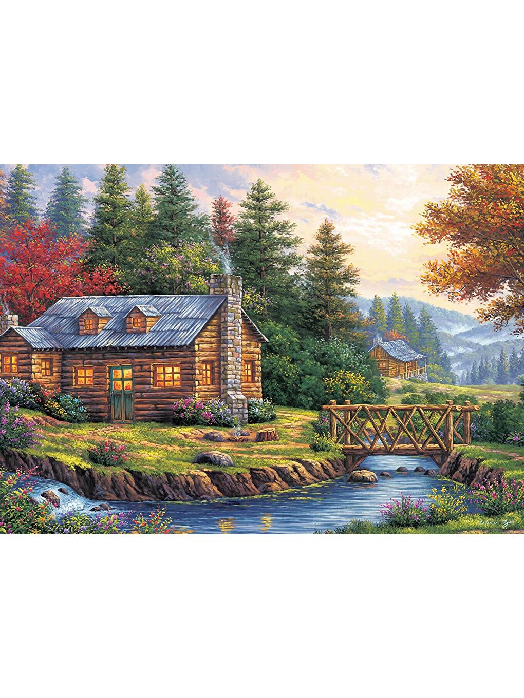 Art Puzzle Karışık 260 Parça Puzzle Yükseklerde Sonbahar - 2