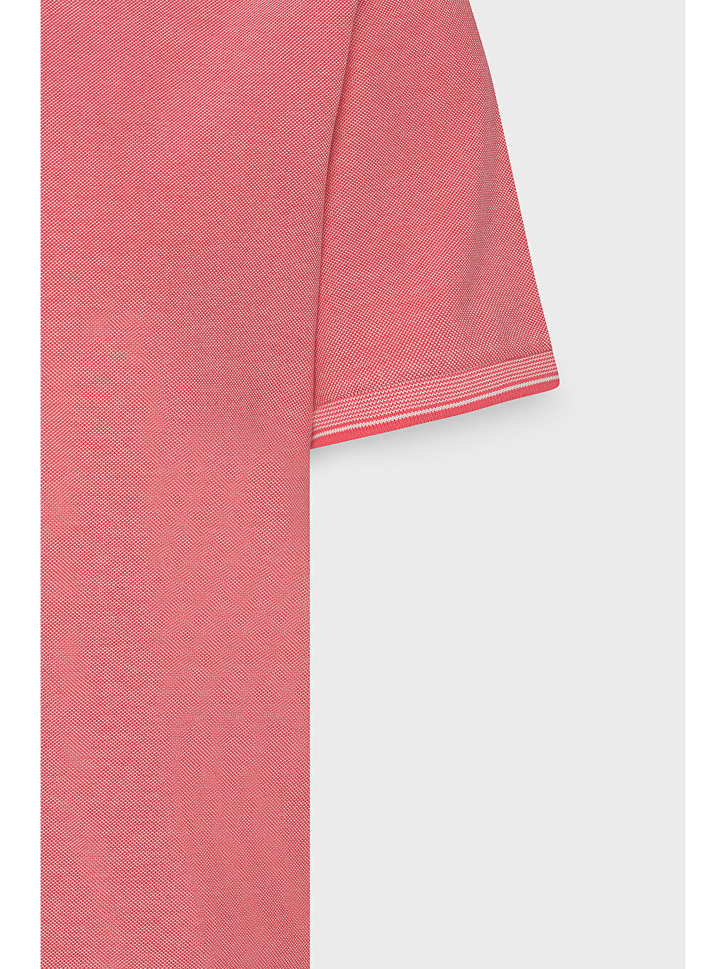 Kırmızı Erkek Nar Çiçeği-Beyz Slim Fit Dar Kesim Kıvrılmaz Polo Yaka Kısa Kollu Tişört-9