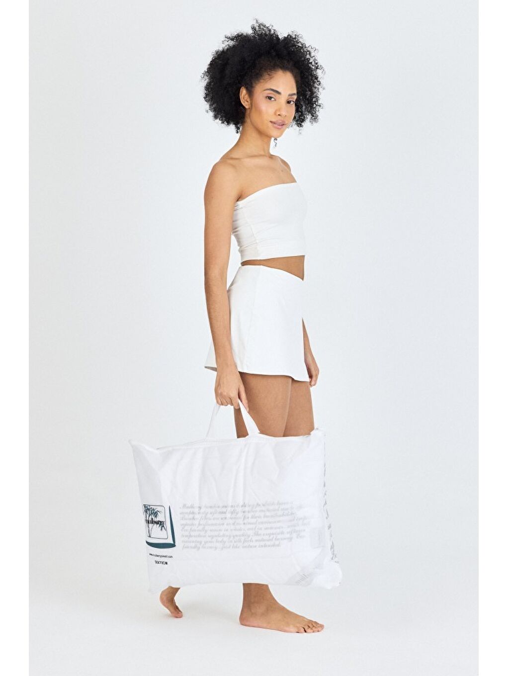 Beyaz Klimalı 4 Mevsim Yastık Çift Taraflı 50x70-5