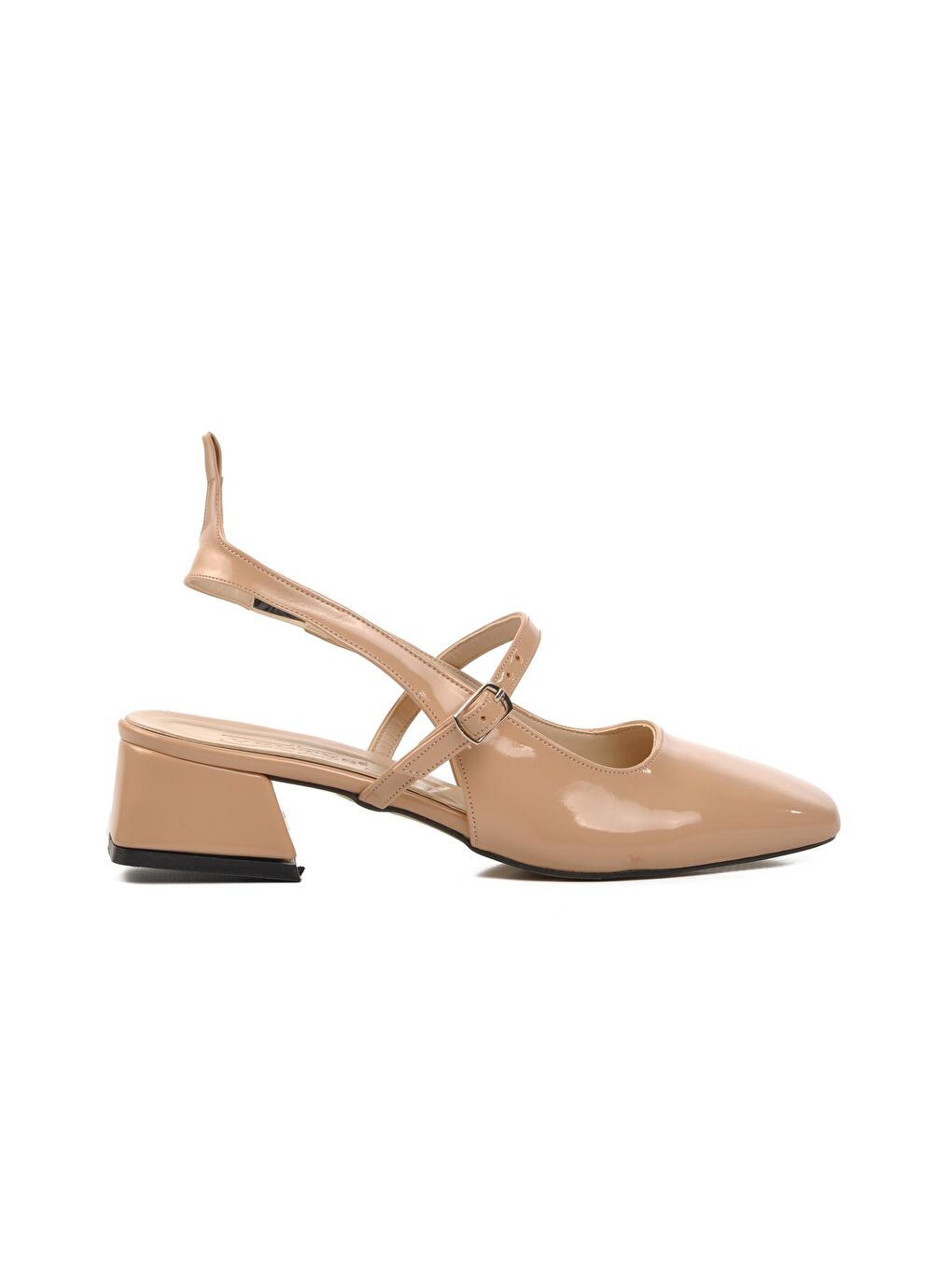 Bej Ten Rugan Bilek Kemerli Kadın Abiye Ayakkabı 874404