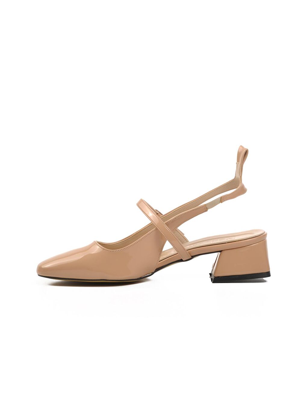 Bej Ten Rugan Bilek Kemerli Kadın Abiye Ayakkabı 874404-1