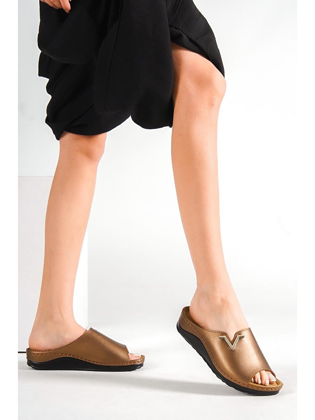 Turuncu 107012 Kadın Konfor Anatomic  Terlik-1