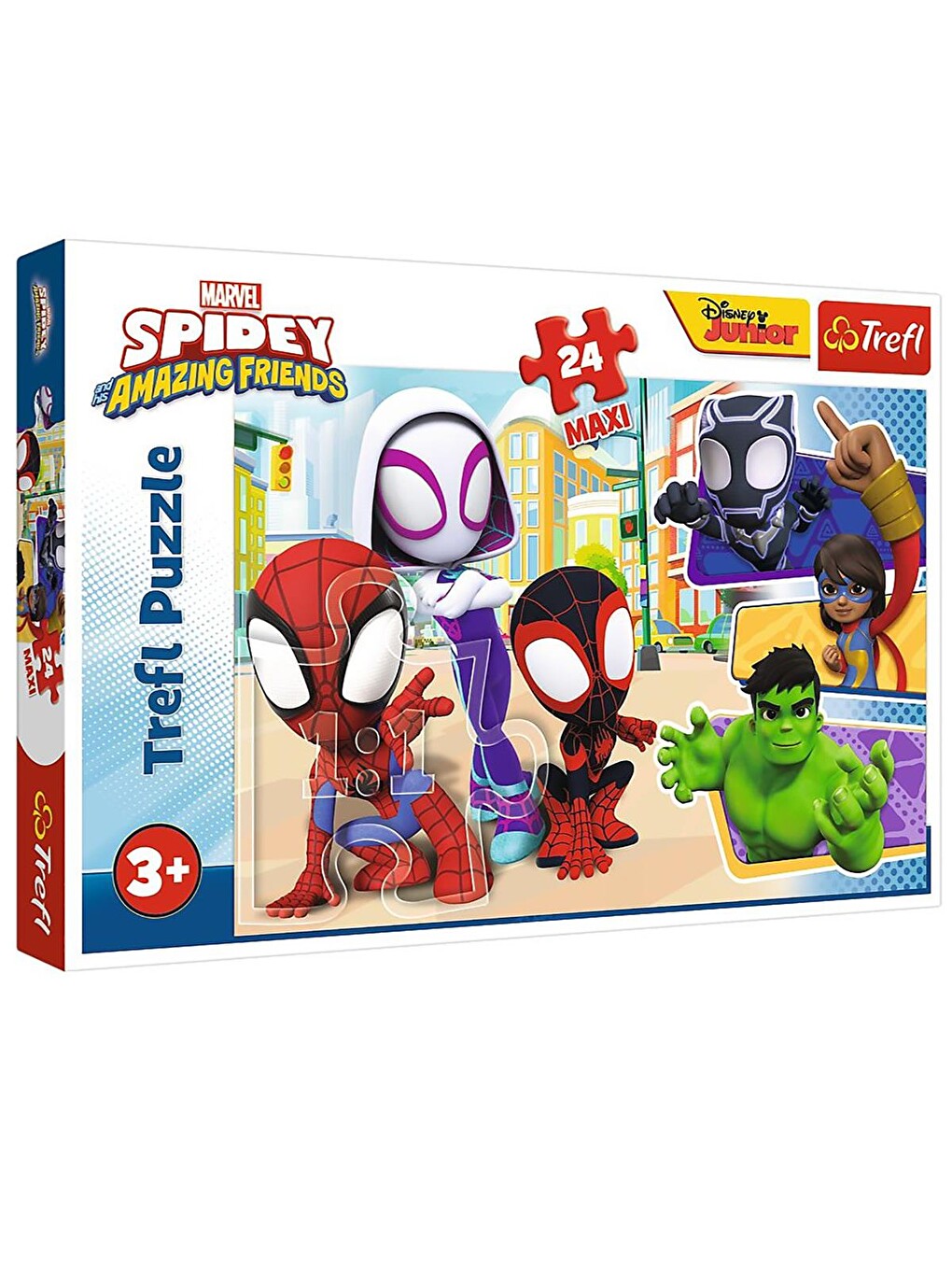 Oyuncak Trefl 24 Parça Maxi Puzzle Spidey And His Friends (60x40cm) - Standart Standart-1