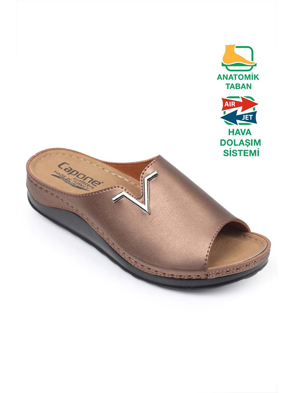 Turuncu 107012 Kadın Konfor Anatomic  Terlik-2