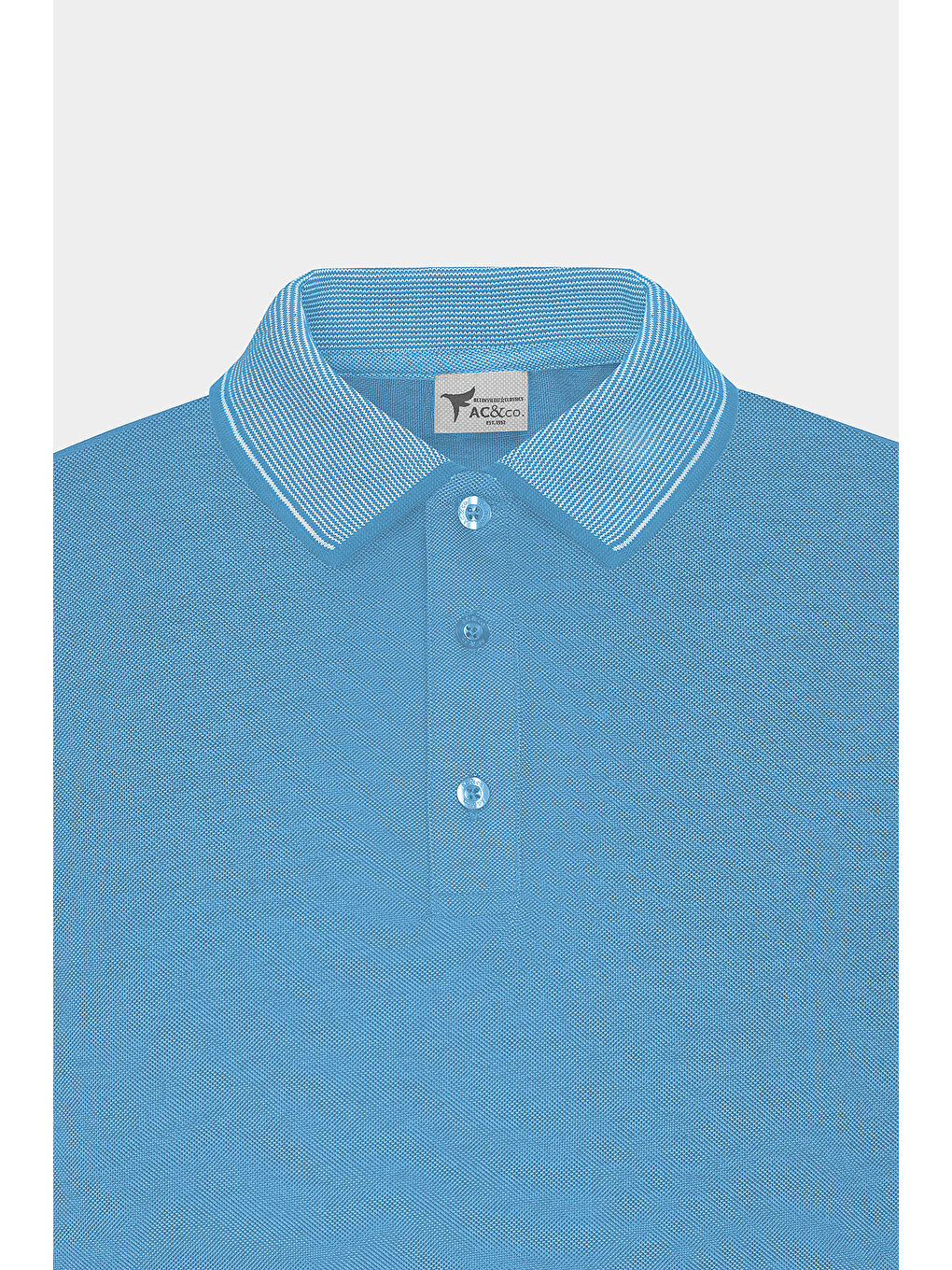 Mavi Erkek Saks-Beyaz Slim Fit Dar Kesim Kıvrılmaz Polo Yaka Kısa Kollu Tişört-8