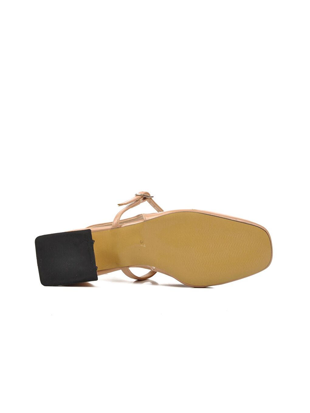 Bej Ten Rugan Bilek Kemerli Kadın Abiye Ayakkabı 874404-4