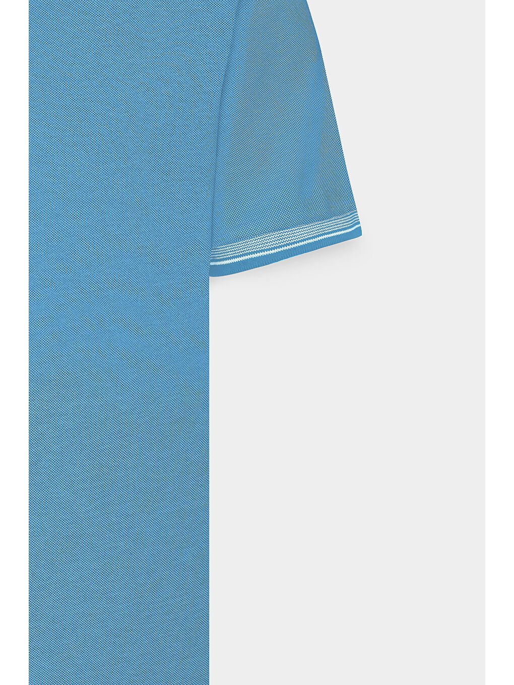 Mavi Erkek Saks-Beyaz Slim Fit Dar Kesim Kıvrılmaz Polo Yaka Kısa Kollu Tişört-9