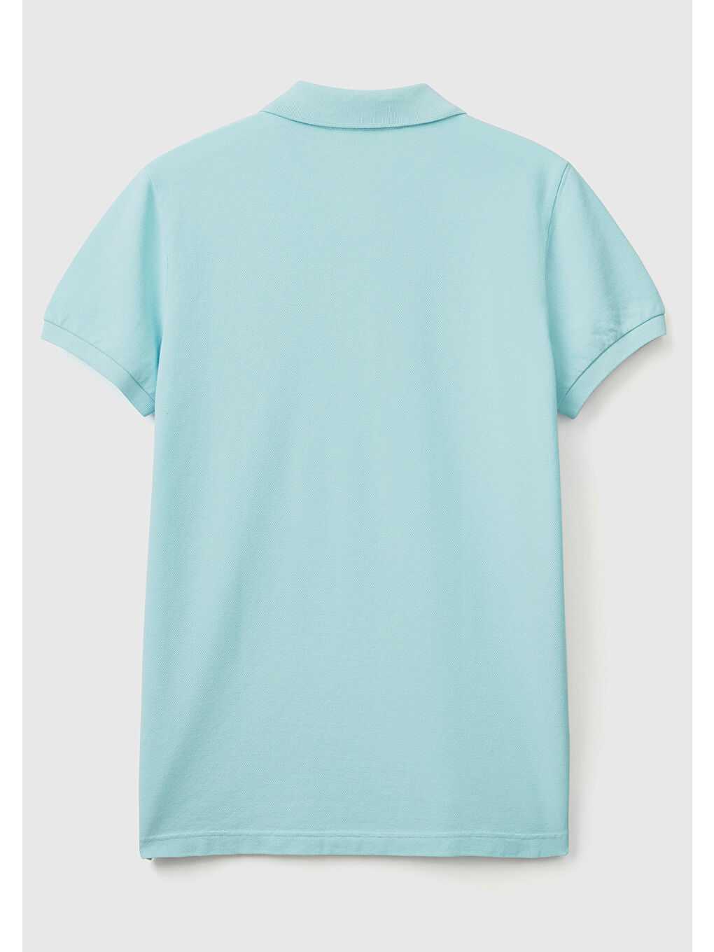 Erkek Açık Mavi Slim Fit Kısa Kollu Polo Tişört-4