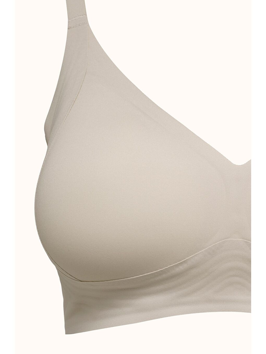 Balensiz Dikişsiz Lazer Kesim Pedli Sütyen Cc416 Gri-1