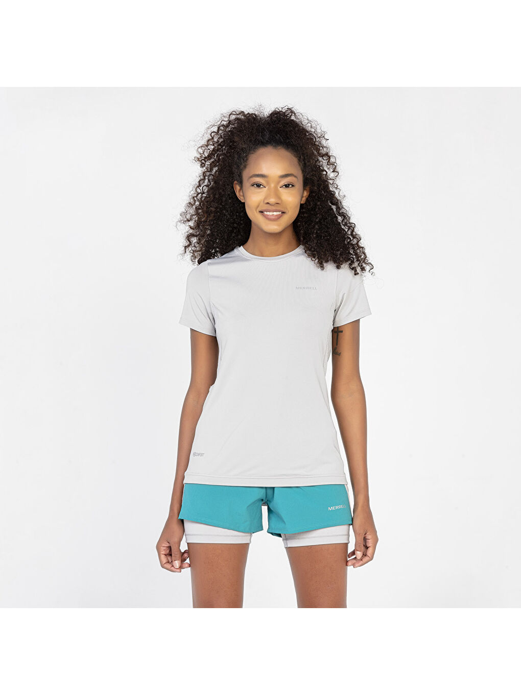 Tint Kadın Gri Tişört-1