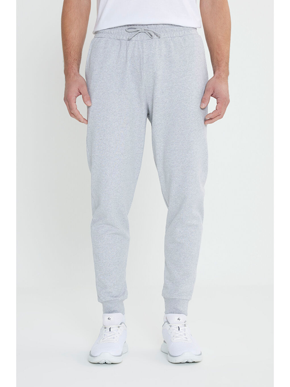 AC&Co / Altınyıldız Classics Erkek Siyah-Lacivert-Gri 3'lü Paket 2 Iplik Pamuklu Jogger Cepli Rahat Standart Fit Eşofman Altı - 4