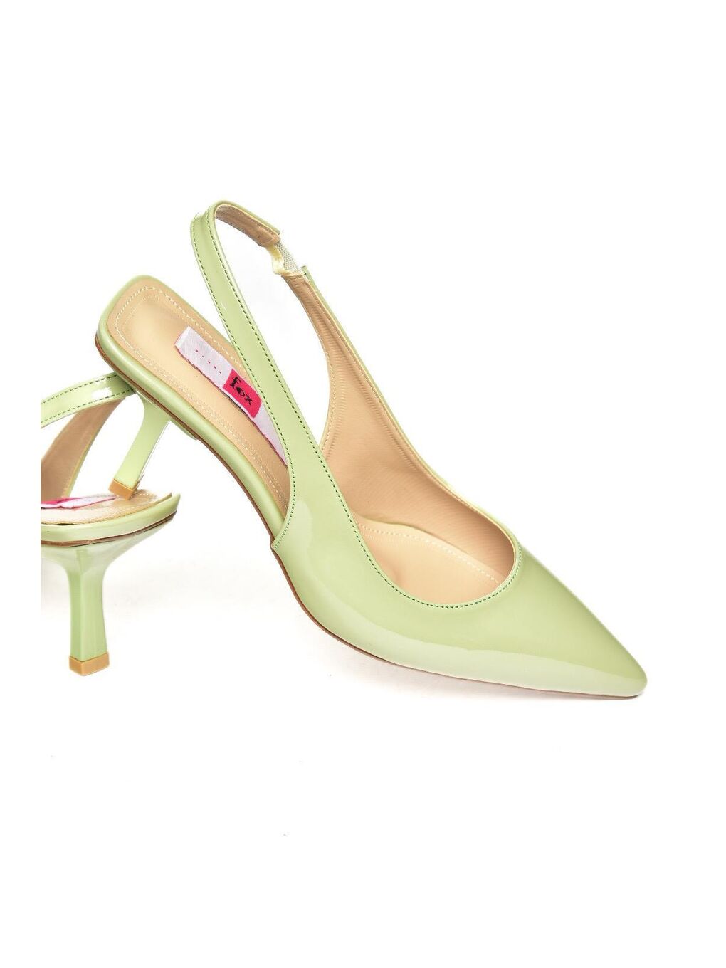 S8208601 Yeşil Kadın Topuklu Ayakkabı-2