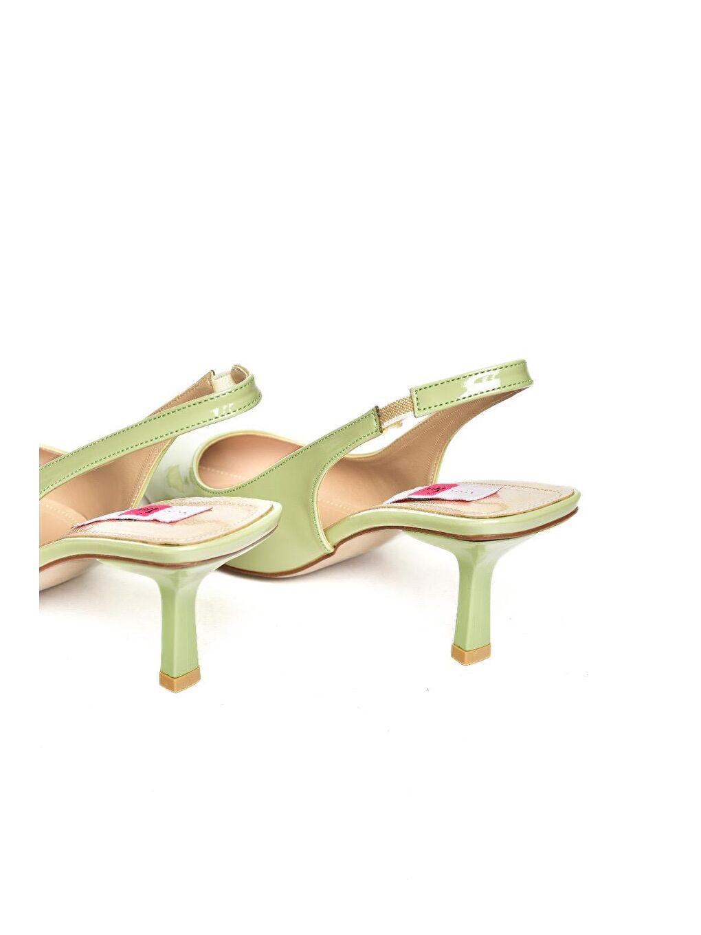 S8208601 Yeşil Kadın Topuklu Ayakkabı-3