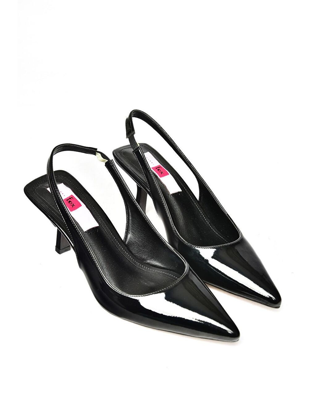 S8208601 Siyah Kadın Topuklu Ayakkabı-2