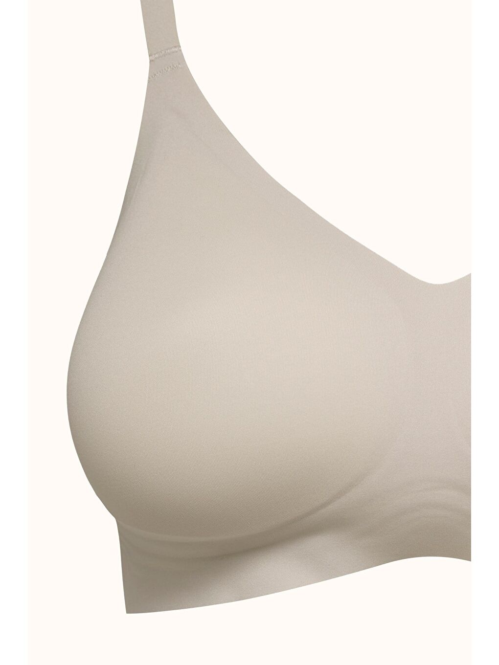 Balensiz Dikişsiz Lazer Kesim Pedli Sütyen Cc415 Gri-1