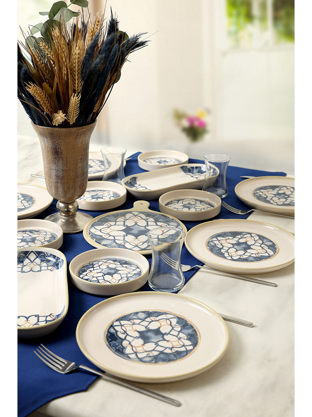 Karışık Wave Flow Kahvaltı Takımı 15 Parça 6 Kişilik-2