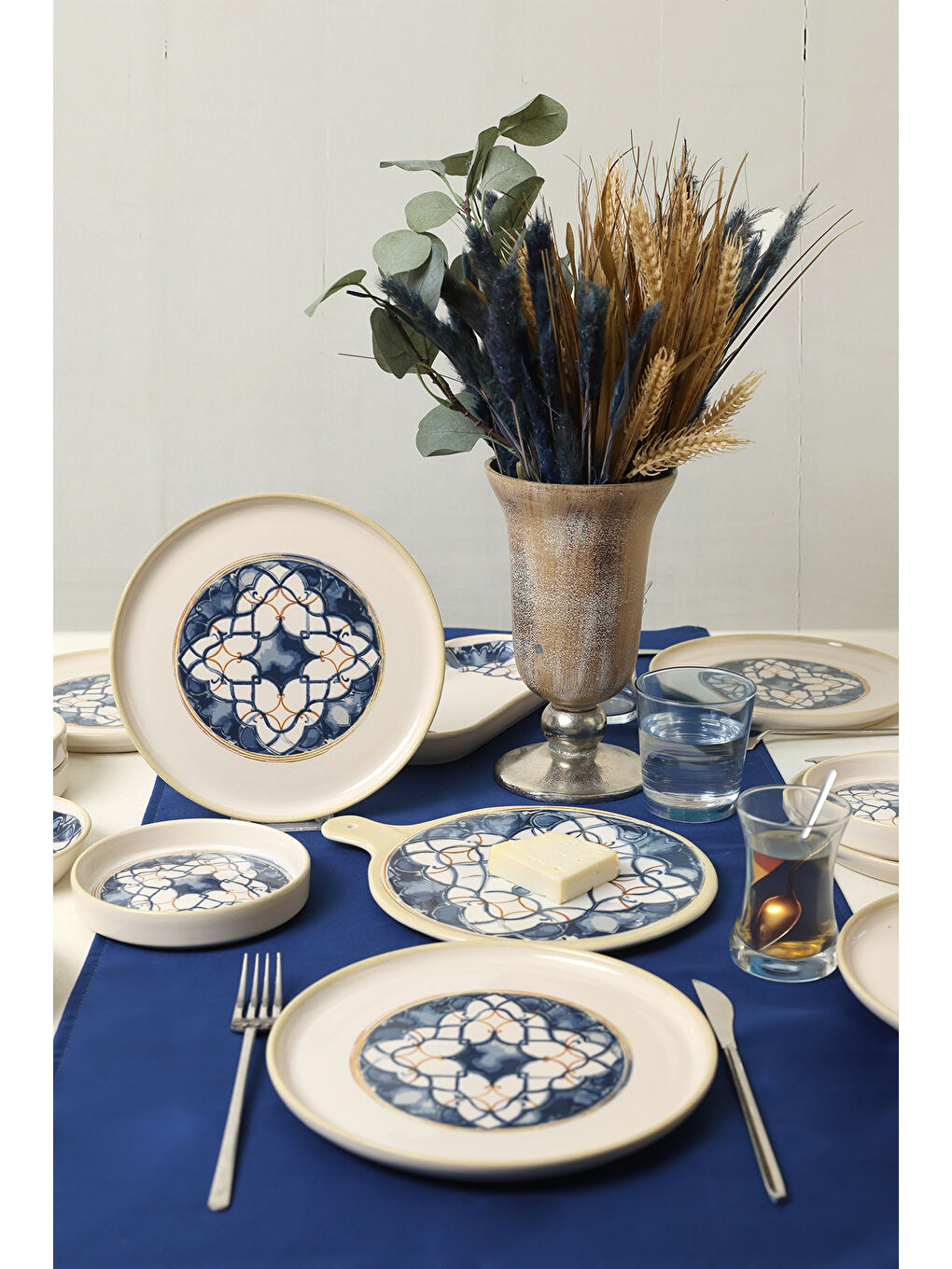 Karışık Wave Flow Kahvaltı Takımı 15 Parça 6 Kişilik-4