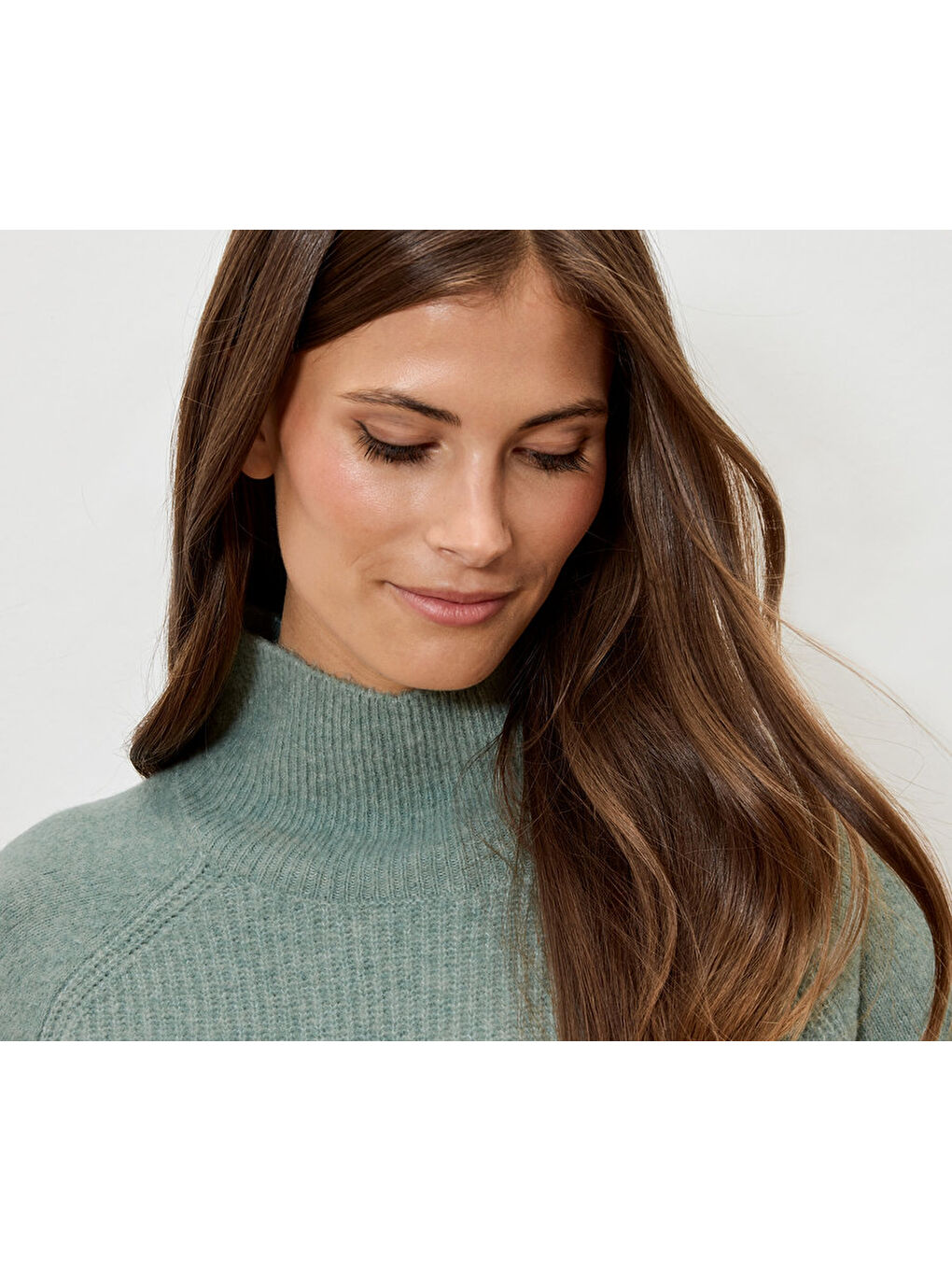 Yeşil Kadın Kazak, Dik Yaka, Adaçayı-1