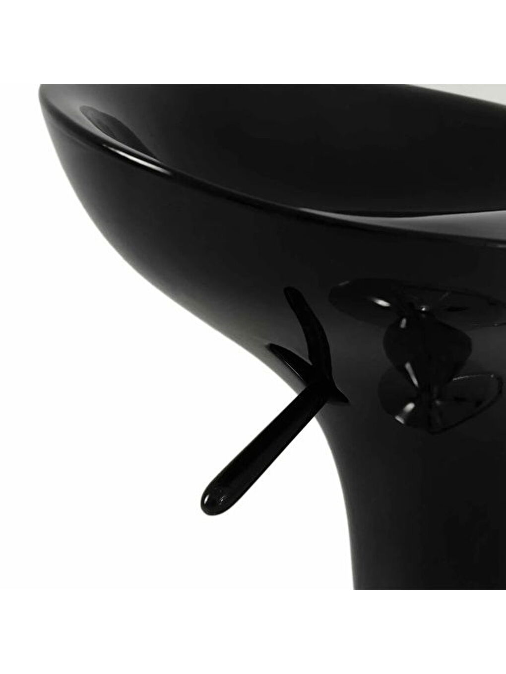 Lara 2'li Bar Sandalyesi - Siyah - 88x40x43 cm-4
