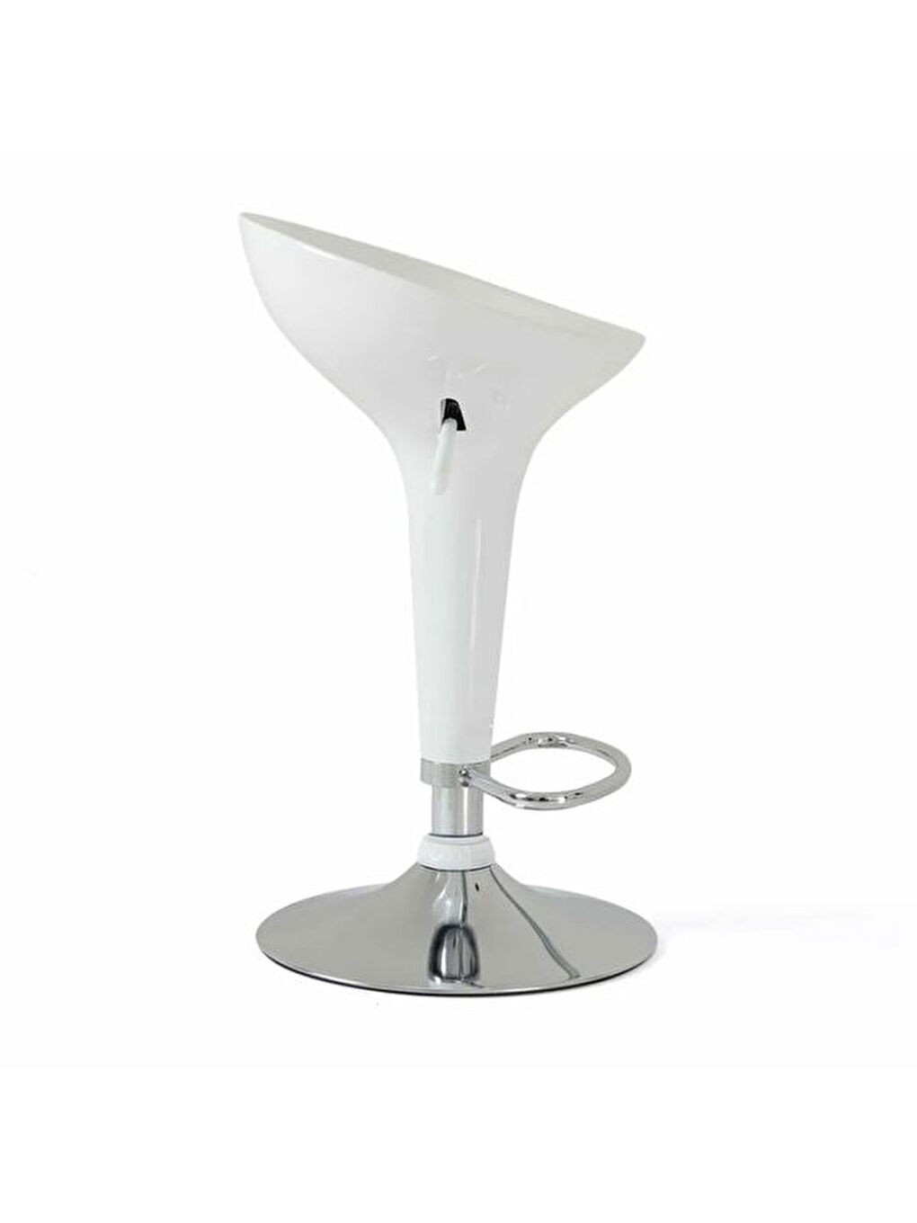 Lara 2'li Bar Sandalyesi - Beyaz - 88x40x43 cm-2