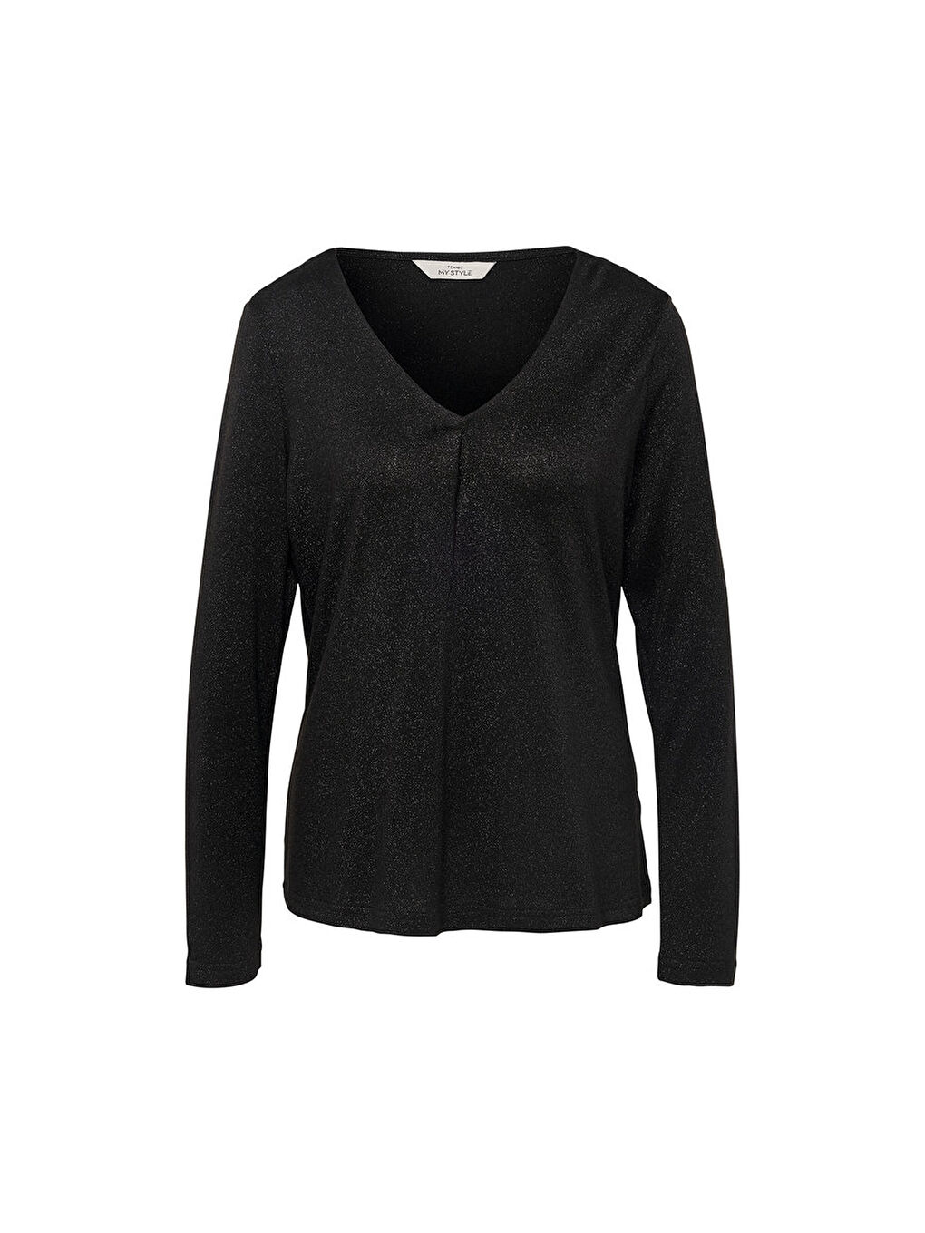 Kadın Bluz, Simli İplik, Siyah-5
