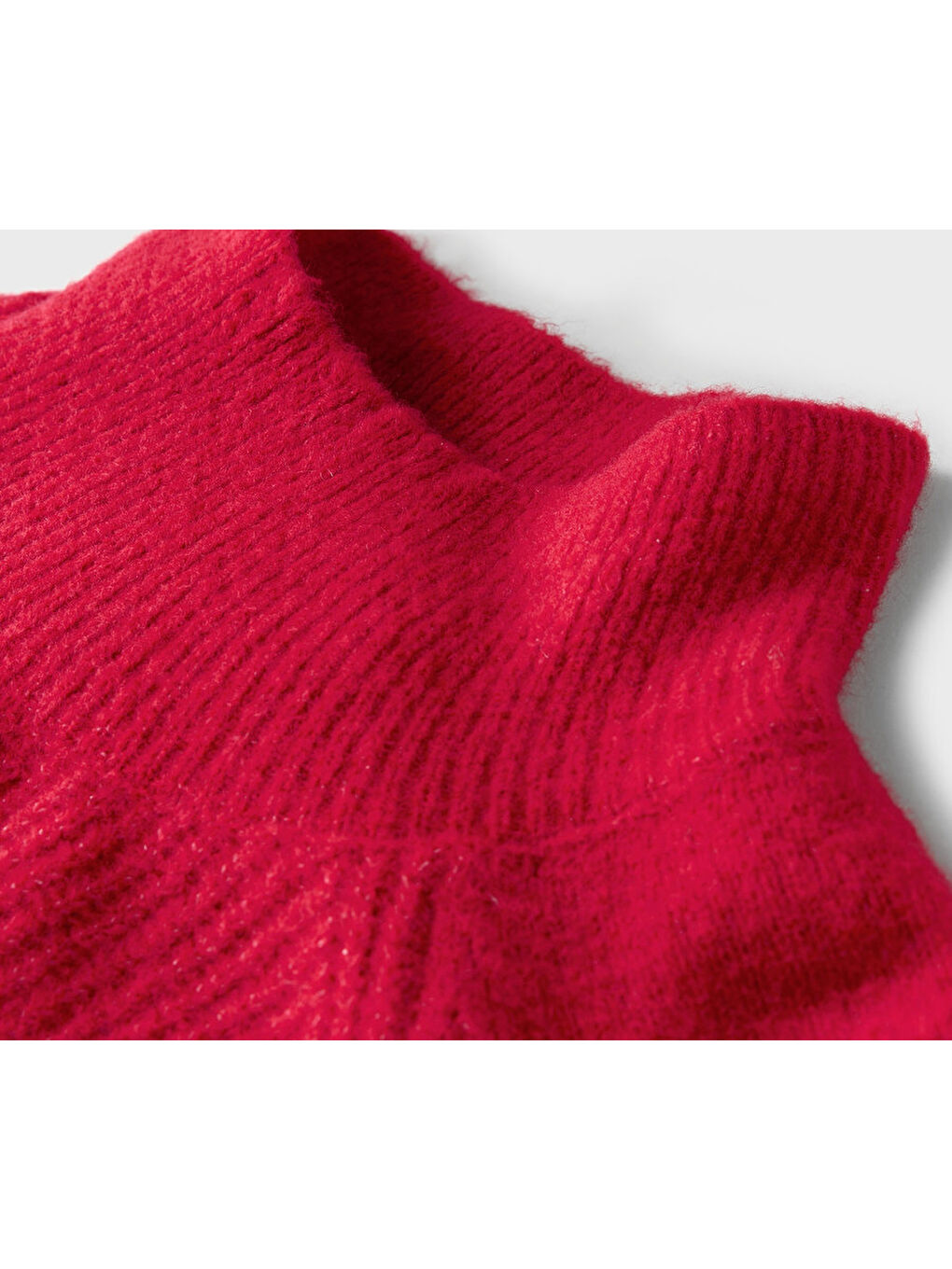 Kadın Kazak, Dik Yaka, Kırmızı-8