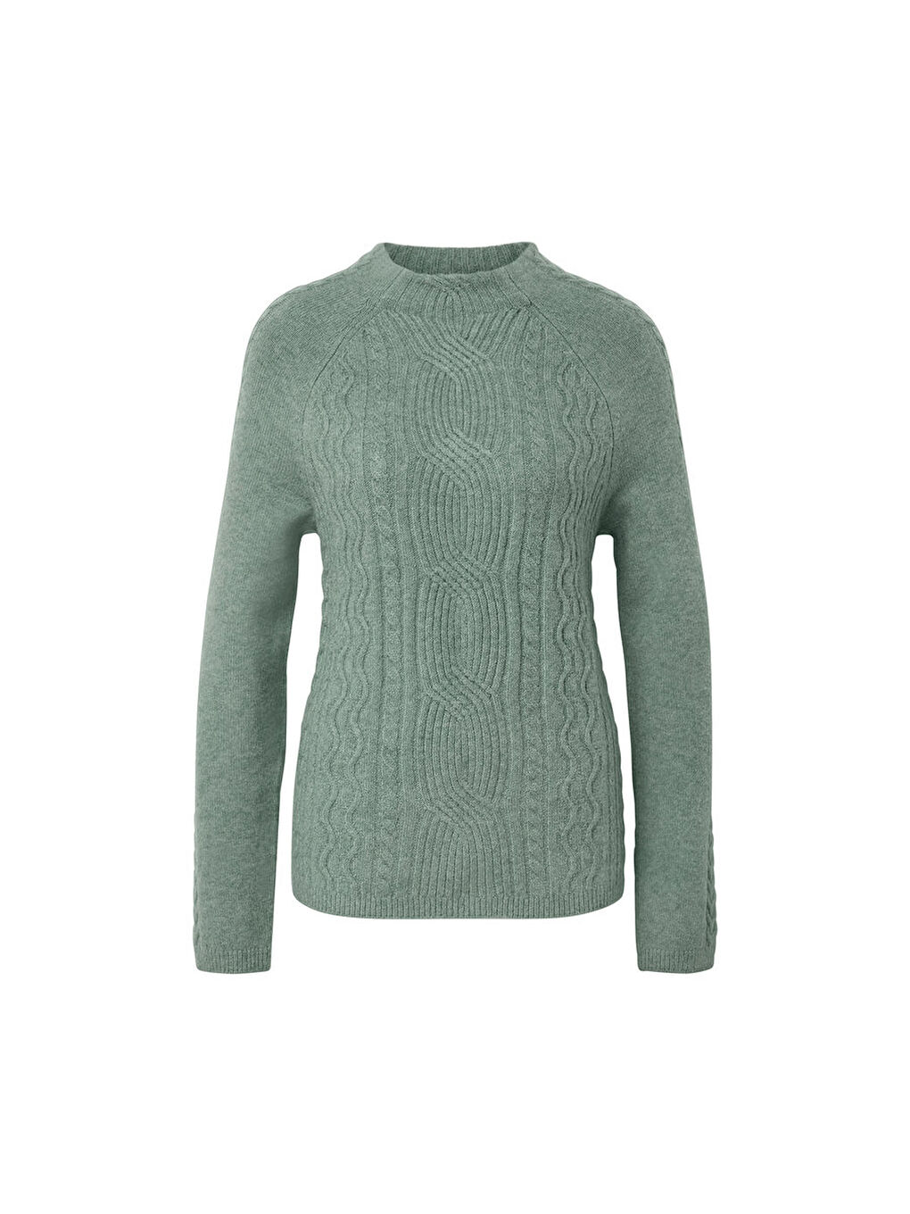 Yeşil Kadın Kazak, Saç Örgü, Adaçayı-3