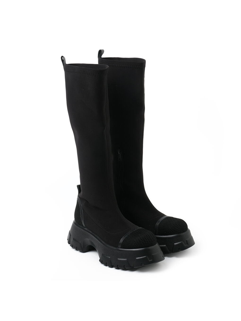 Siyah Kadın Çizme GTN-5839 Sıyah Streç-1