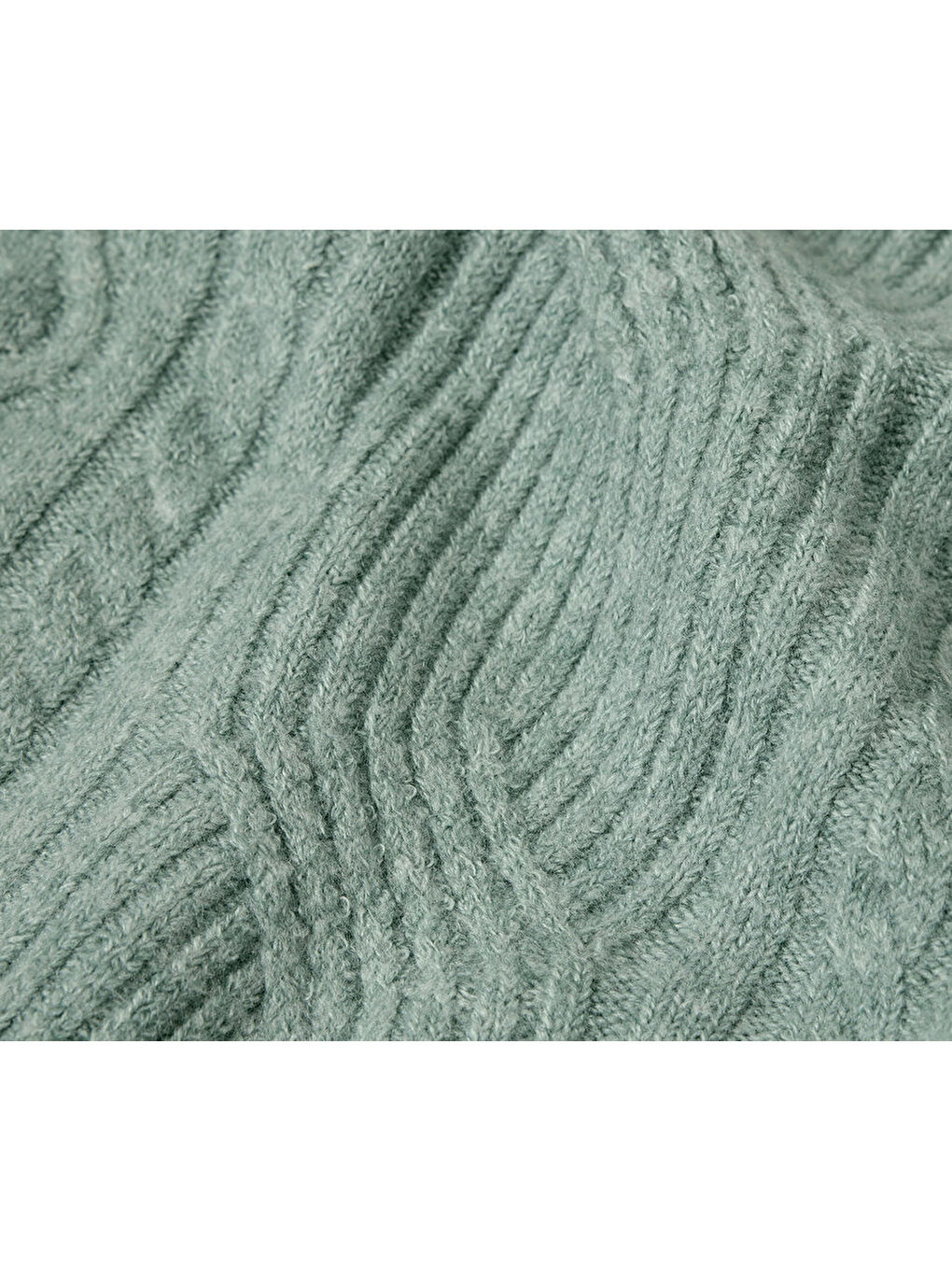 Yeşil Kadın Kazak, Saç Örgü, Adaçayı-5