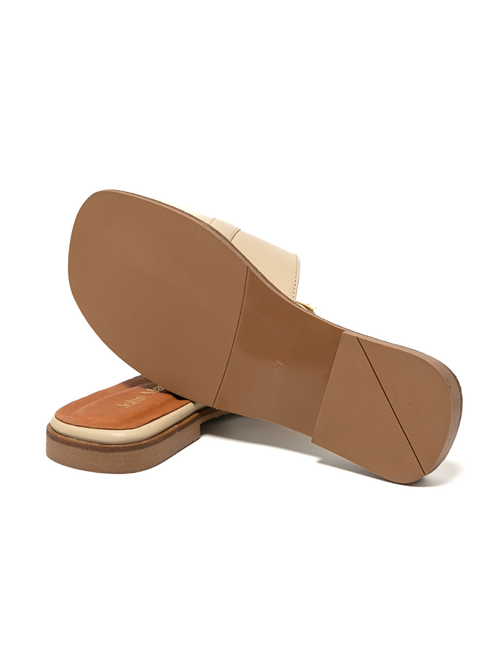 Bej Kadın Terlik MAR-25Y-166-2027 Krem-4