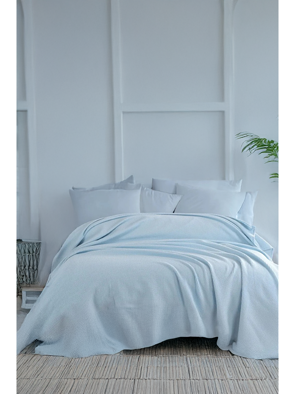 Ecocel Pike Örtü Battal 220x230cm Karde BebeMavi