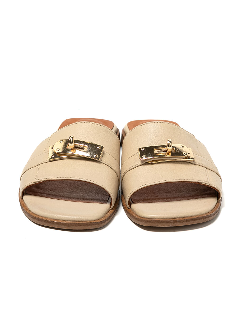 Bej Kadın Terlik MAR-25Y-166-2027 Krem-5