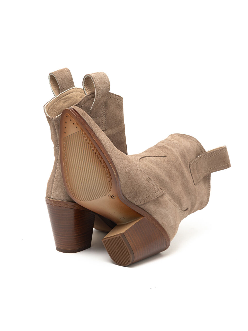 Kahverengi Kadın Bot RC-25K-001-R17301 892 Taba-4