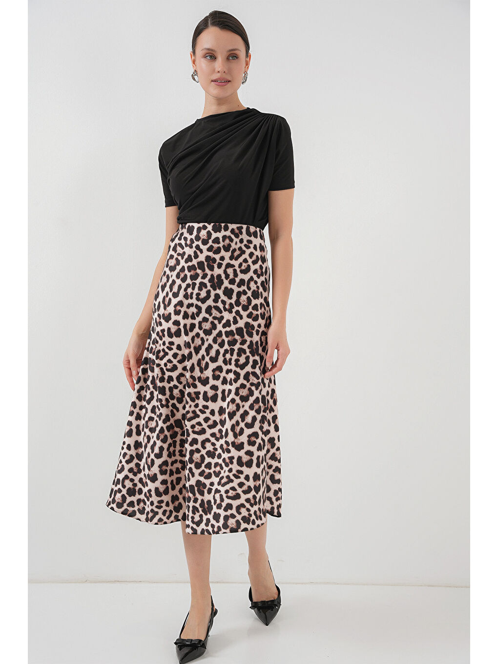 15806 Saten Etek - T. Kahverengi