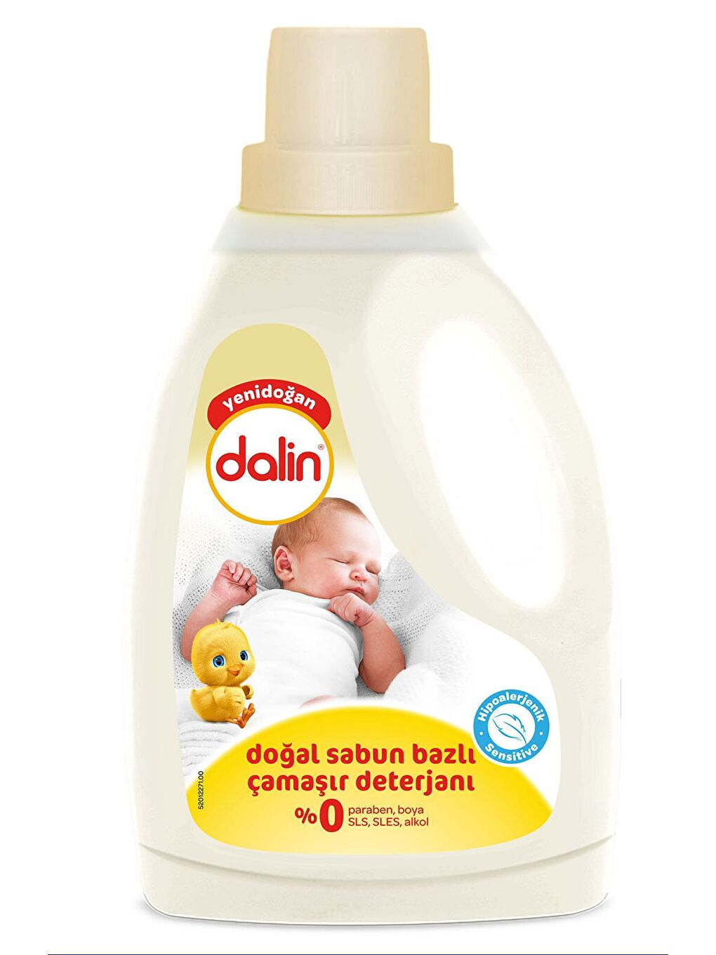 Dalin Renksiz Sensitive Doğal Sabun Bazlı Sıvı Çamaşır Deterjanı 1500 ml