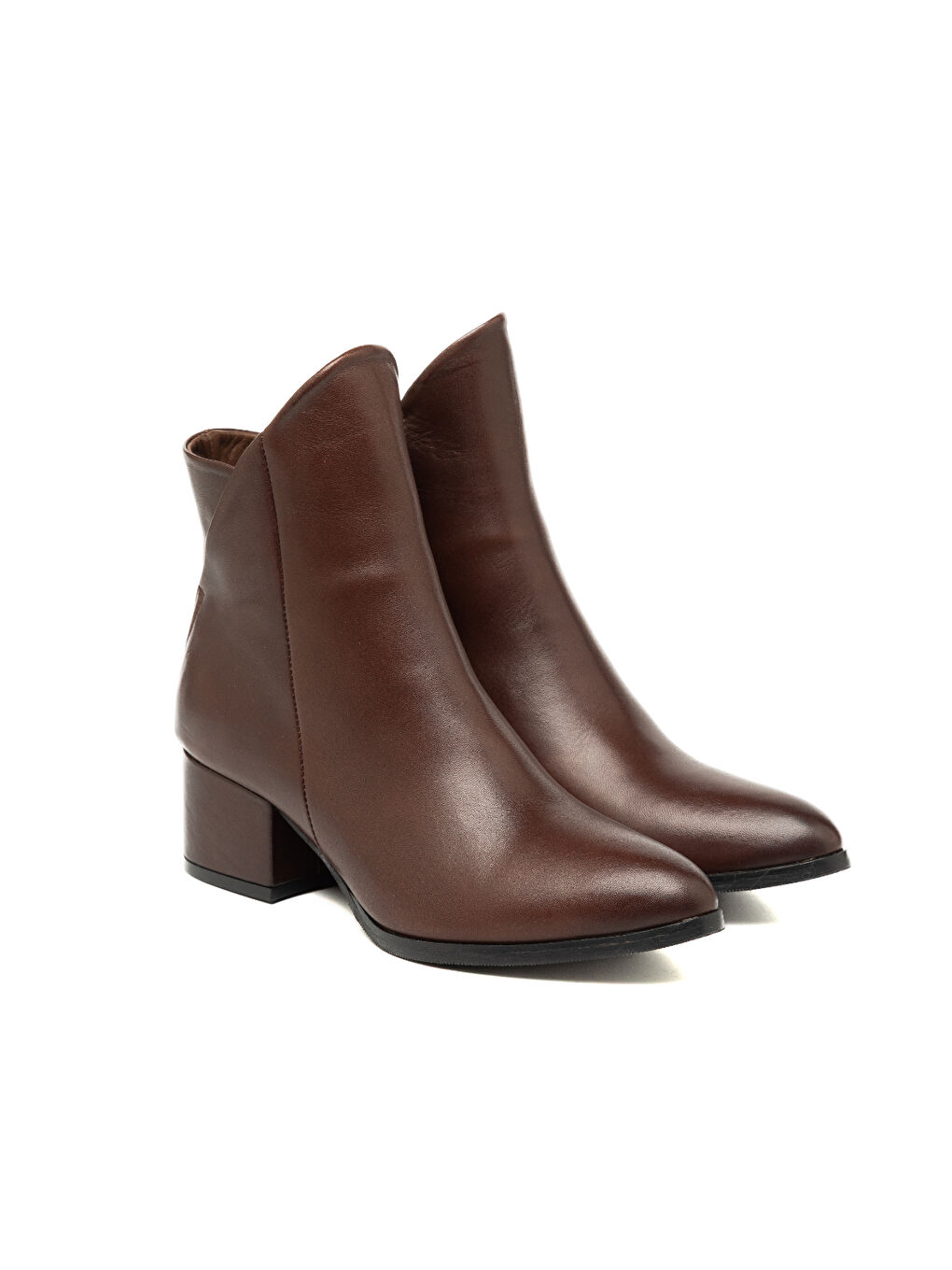 Kahverengi Kadın Bot 25K4099 Skin-2