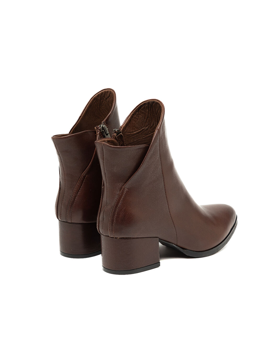 Kahverengi Kadın Bot 25K4099 Skin-3