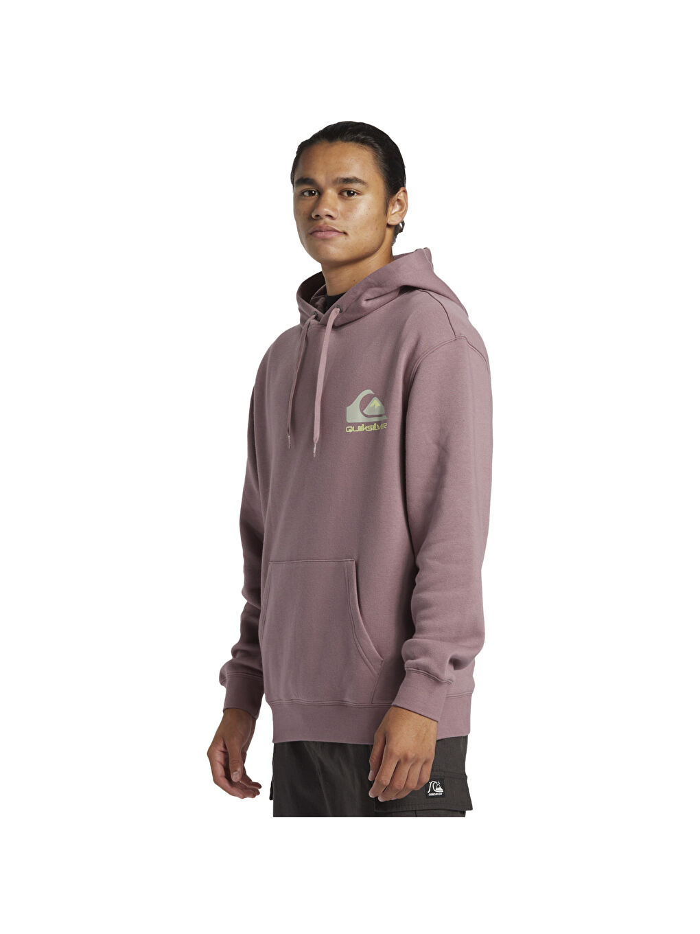 Omni Logo Hoodie Erkek Mor Kapüşonlu Sweatshirt-5