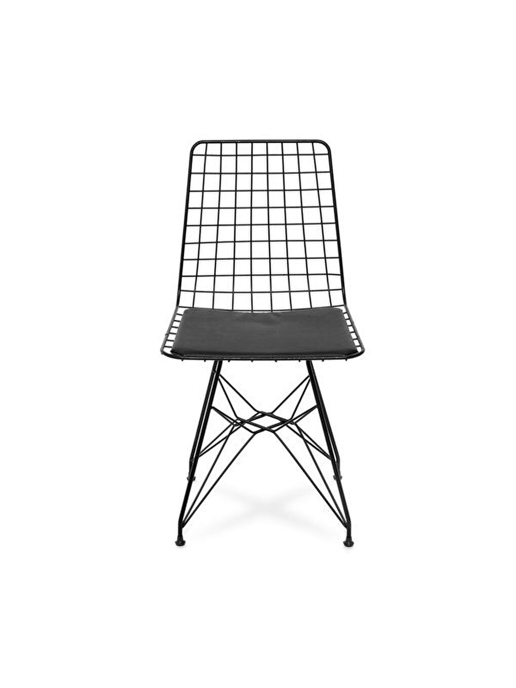 Tel Sandalye - Siyah-1