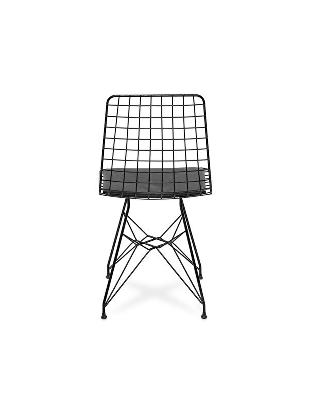 Tel Sandalye - Siyah-2