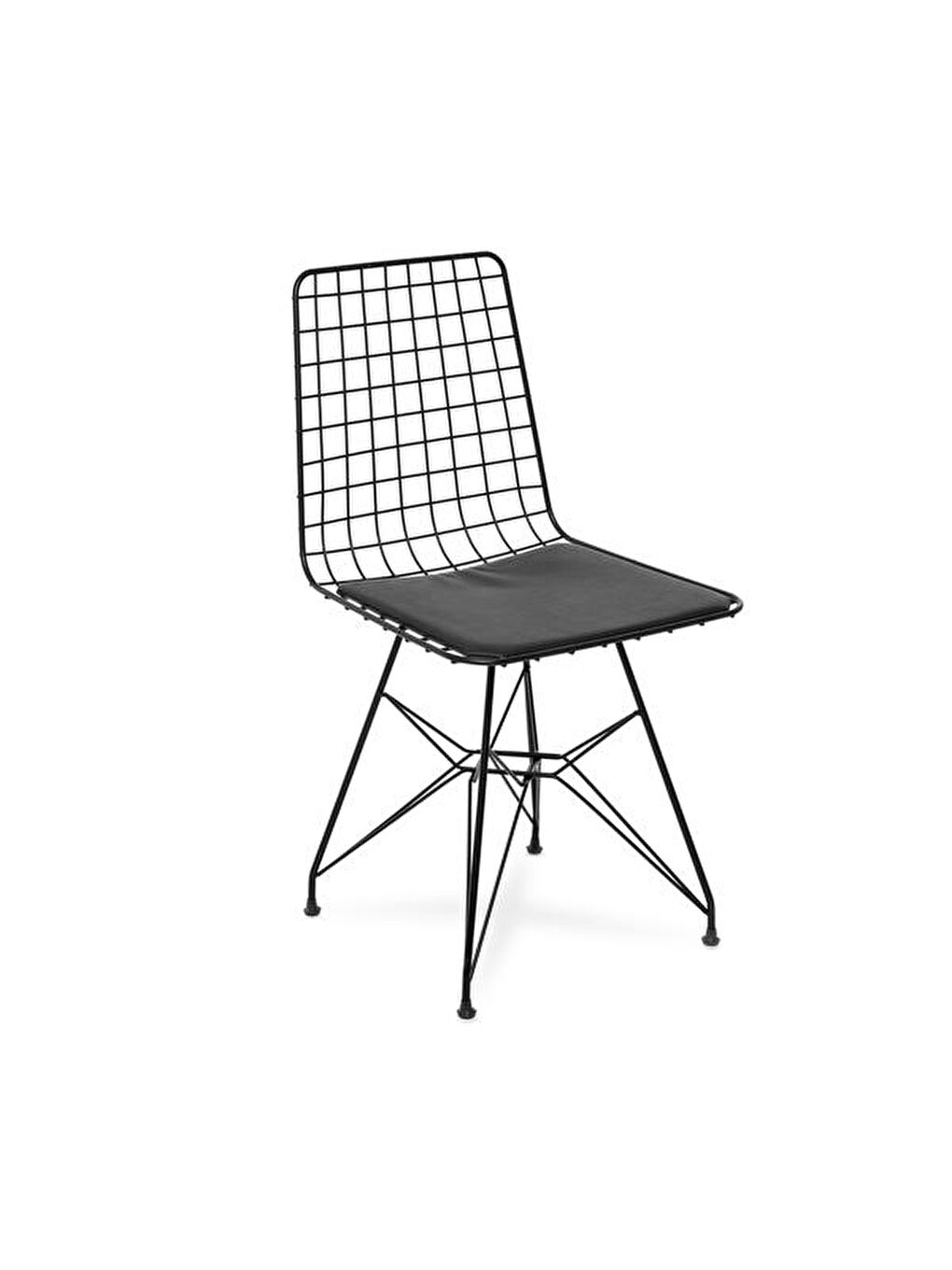 Tel Sandalye - Siyah-4